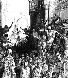 Les Croisés ramenés prisonniers au Caire.