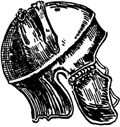 Casque de légionnaire romain.