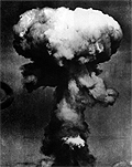 L'explosion de la bombe atomique, d'après une iconographie récente.