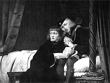 Les enfants d'Edouard IV, d'après un tableau célèbre.