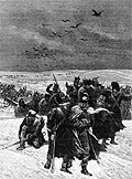 La retraite de Russie (gravure du XIXe siècle).