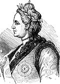 Catherine II, tsarine de Russie (1729-1796).