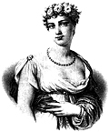 Madame Tallien (1773-1835) d'après une gravure d'époque.