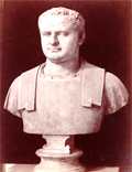 Buste de l'empereur Titus (39-81).
