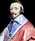 Cardinal Armand Jean du Plessis de Richelieu (1585-1642).