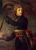 Bonaparte au pont d’Arcole (détail de la peinture de Gros).